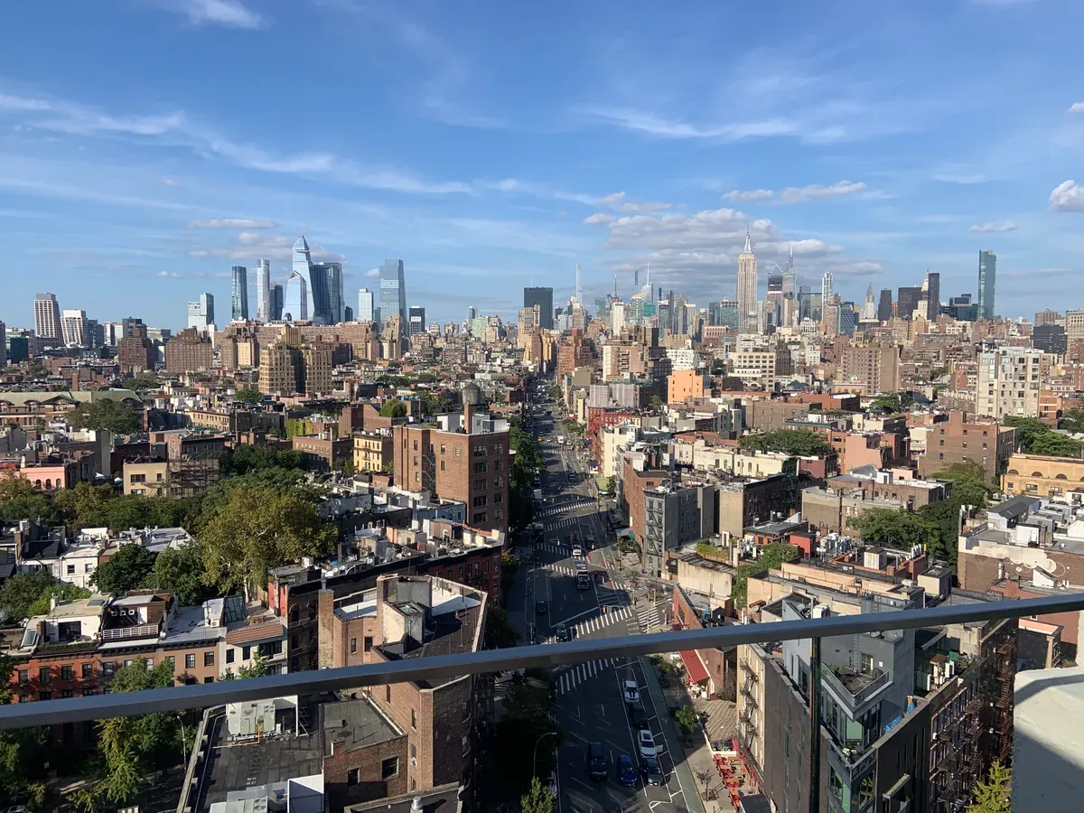 Vista de Nueva York desde una azotea
